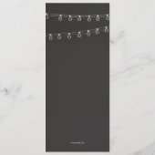 Quelque chose brasse la carte de menu (Dos)