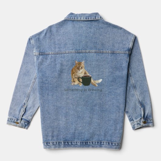 Quelque Chose Brûle Une Veste Denim (Verso)
