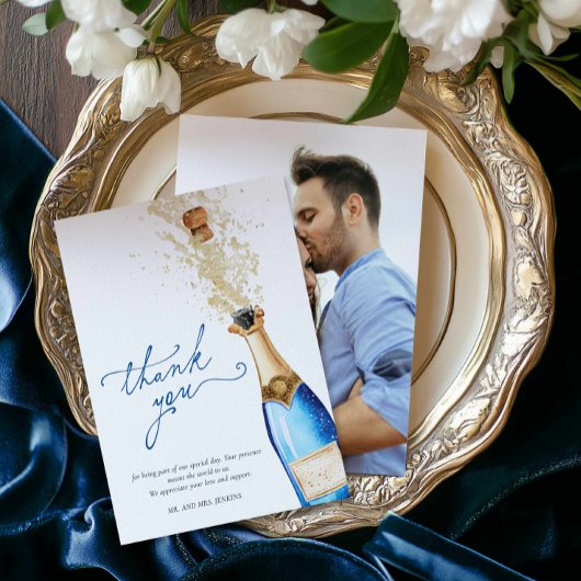 Quelque chose de bleu avant de faire Carte de reme