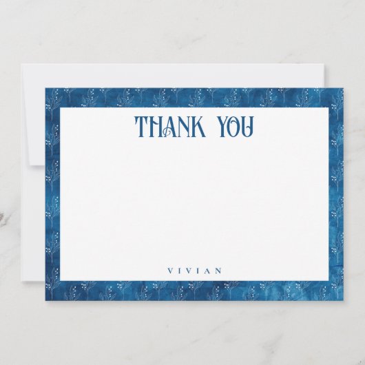 Quelque chose de bleu avant de faire Carte de reme (Devant)