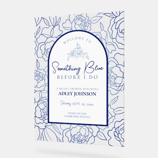 Quelque chose de bleu avant de faire Fête des mari (Angle)