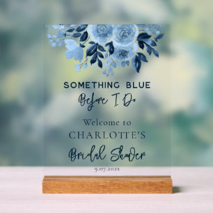 Quelque chose de bleu avant de faire Fête des mari