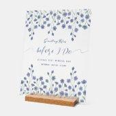 Quelque chose de bleu avant de faire Fête des mari (Angle)