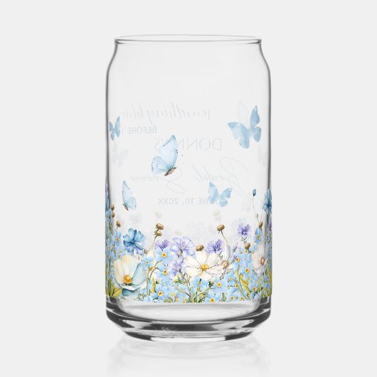 Quelque chose de bleu avant "Je fais" Fête des mar (Verso)