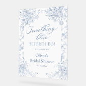 Quelque Chose de Bleu Bienvenue à la Fête de Fianç (Angle)