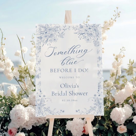 Quelque Chose de Bleu Bienvenue à la Fête de Marié