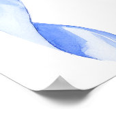 Quelque chose de bleu Bow Fête des mariées Affiche (Coin)