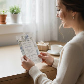 Quelque Chose de Bleu Demoiselle d'Honneur Carte d