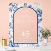 Quelque Chose de Bleu Élégant Chinoiserie Fête de  (Mariage)