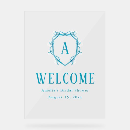 Quelque Chose de Bleu Fête de Mariée à Motif Flora (Recto)