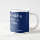 Quelque chose de bon Jumbo Mug (Droite)