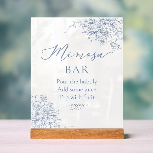 Quelque chose de Fête des mariées bleue Mimosa Bar