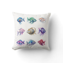 Quelque chose de louche petit coussin jeté