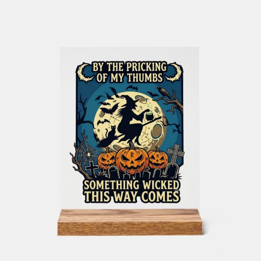 Quelque chose de méchant arrive Sorcière Halloween (Recto)