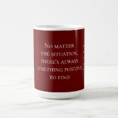 Quelque chose de positif - mug (Centre)