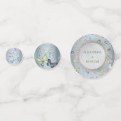 Quelque chose de table bleue Confetti (Derrière)