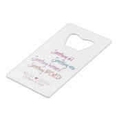 Quelque chose de vieux, neuf, emprunté, concocté,  (Devant Angle)