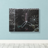 Quelque chose d'étrange sur cette toile noire 1 (Insitu (Plancher de Bois))