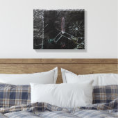 Quelque chose d'étrange sur cette toile noire 1 (Insitu(Chambre))