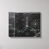 Quelque chose d'étrange sur cette toile noire 1 (Recto)