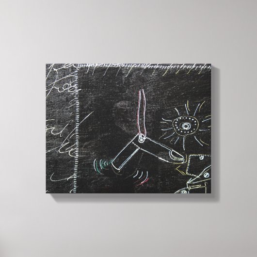 Quelque chose d'étrange sur cette toile noire 1 (Recto)