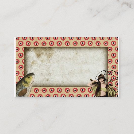 Quelque chose est carte de visite de poisson (Devant)