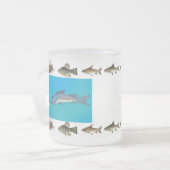 Quelque chose est tasse givrée personnalisée de (Devant gauche)