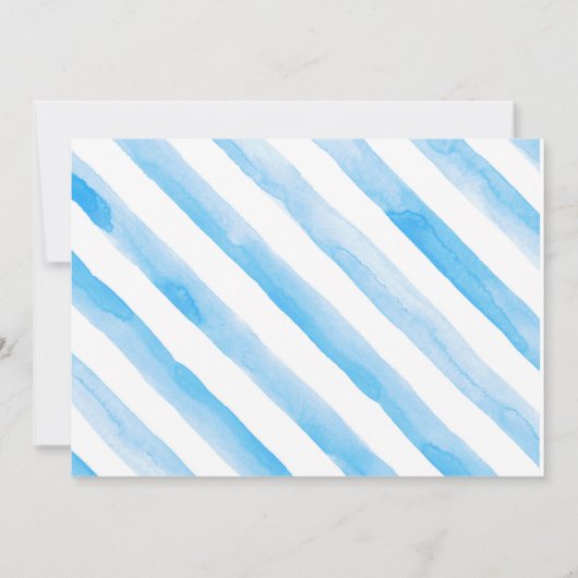 Quelque chose invitation bleue d'itinéraire de (Dos)