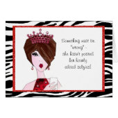 Quelque chose ne va pas - Elle n'a pas posté de se (Devant horizontal)