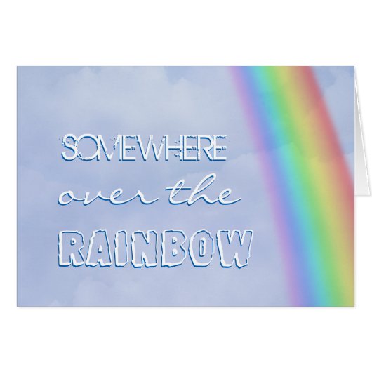 Quelque part au-dessus de l'Arc-en-ciel (Devant horizontal)