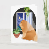 QUELQUE PART LÀ-BAS  Cartes d'art Chow (Devant)