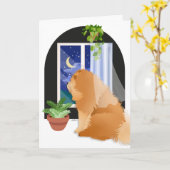 QUELQUE PART LÀ-BAS  Cartes d'art Chow (Fleur jaune)