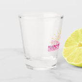 QUELQUE PART OUTHERE - LOGO du VERRE À LIQUEUR (Gauche)