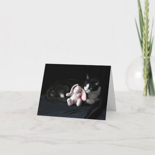 Quelques Bunny Aime Vous Note Carte (Devant)