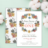 Quelques Bunny Pâques Première Invitation d'annive