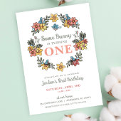 Quelques Bunny Pâques Première Invitation d'annive