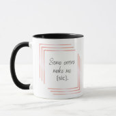 Quelques erreurs Chic Mug (Gauche)