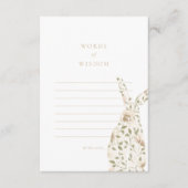 Quelques mots de printemps de la sagesse Conseil b (Devant)