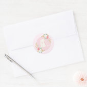 Quelques stickers d'anniversaire Bunny floral et r (Enveloppe)