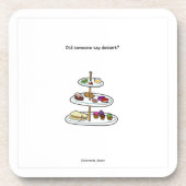 Quelqu'un a-t-il dit des Dessous de verre de desse (Devant)