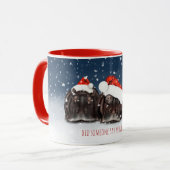 Quelqu'Un A-T-Il Dit Des Mince Pies, Une Mug Hippo (Devant gauche)
