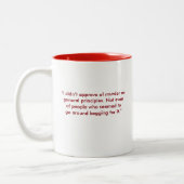 Quelqu'un a tué sa tasse de rédacteur (Gauche)