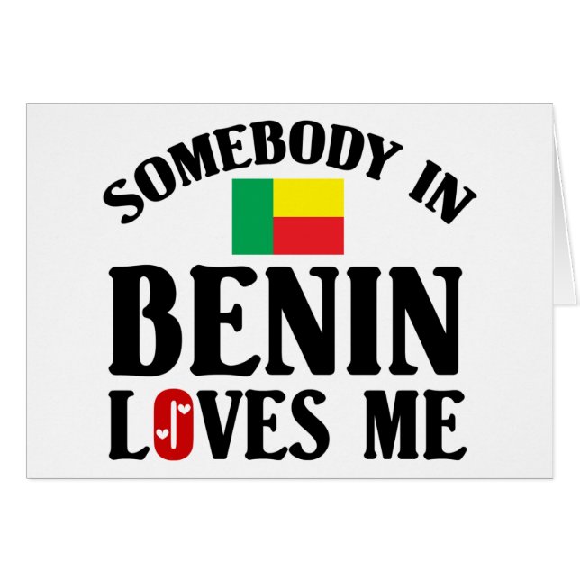 Quelqu'un au Bénin (Devant horizontal)