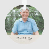 Quelqu'Un Au Ciel Cardinal Green Photo Acrylique (dos)