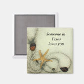 Quelqu'un au Texas vous aime - Magnet (Recto/Verso)