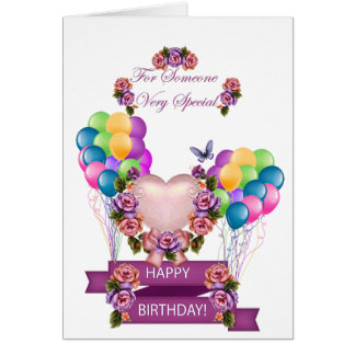Quelqu'un carte d'anniversaire spéciale