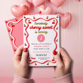 Quelqu'un Cherry Sweet est 1 Invitation d'annivers