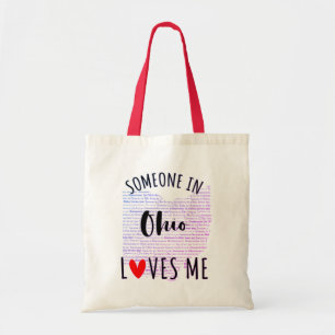 Quelqu'Un En Ohio M'Aime Sac fourre-tout