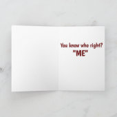 QUELQU'UN VOUS AIME....****MOI**** CARTE DE PÂQUES (Intérieur)