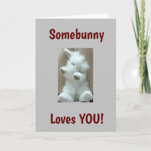 QUELQU'UN VOUS AIME....****MOI**** CARTE DE PÂQUES